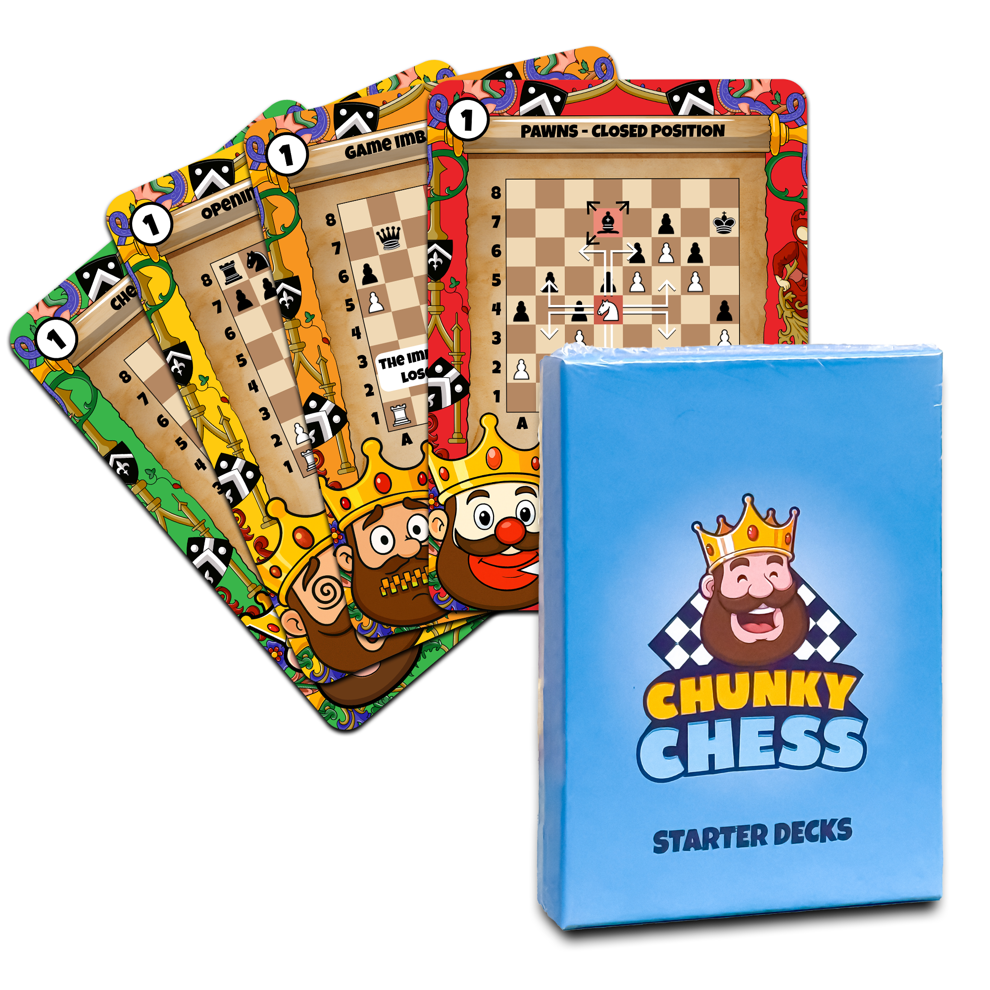 Chunky Chess deck and cards
